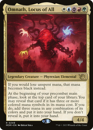 Omnath, Locus of All (Promo Pack) [March of the Machine Promos] 