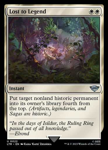 Lost to Legend [The Lord of the Rings: Tales of Middle-Earth] 