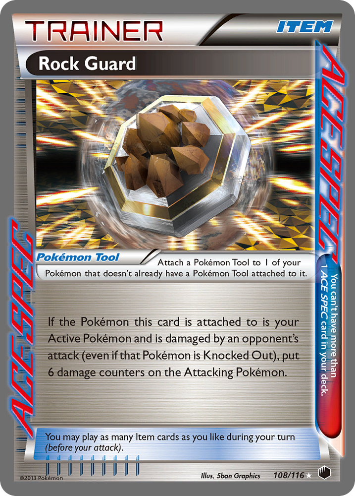 Rock Guard (108/116) [Black &amp; White: Plasma Freeze] 