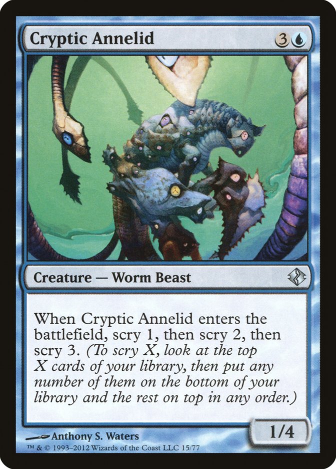 Cryptic Annelid [Duel Decks: Venser vs. Koth] 