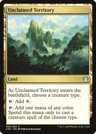 Unclaimed Territory [Order 2020] 