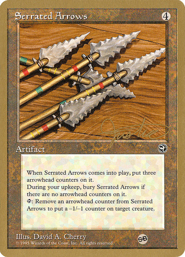 Serrated Arrows (Mark Justice) (SB) [Pro Tour Collector Set] 