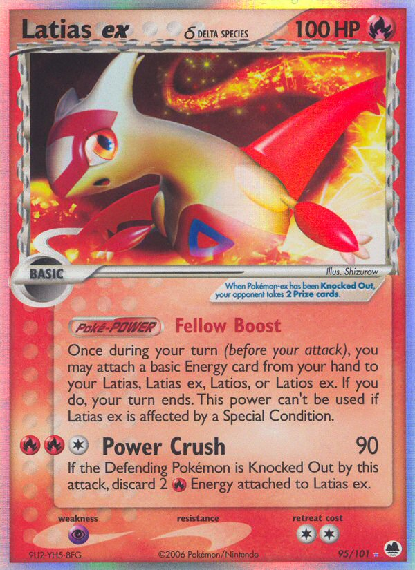 Latias ex (95/101) (Delta Species) [EX: Dragon Frontiers] 