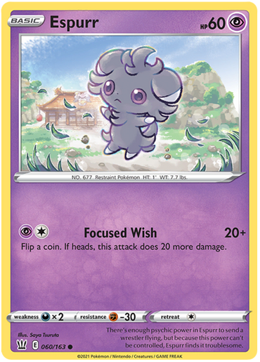 Espurr (060/163) [Sword &amp; Shield: Battle Styles] 