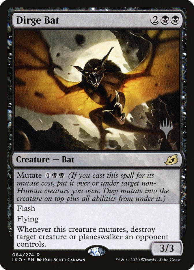 Dirge Bat (Promo Pack) [Ikoria: Lair of Behemoths Promos] 