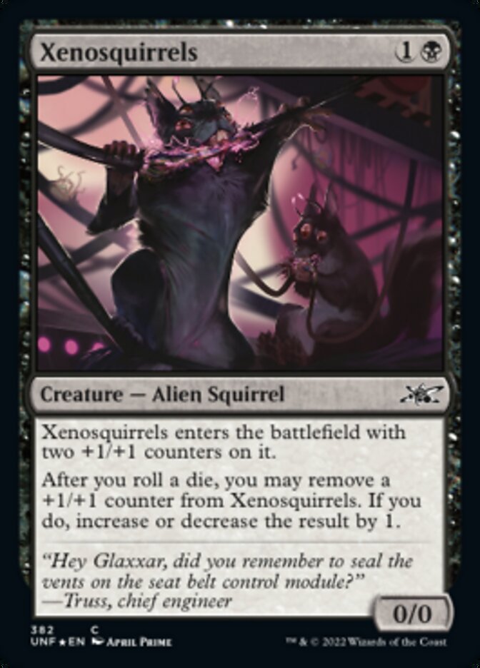 Xenosquirrels (Galaxy Foil) [Unfinity] 