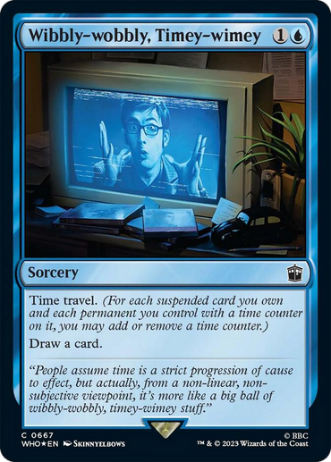 Wibbly-wobbly, Timey-wimey (Surge Foil) [Doctor Who] 