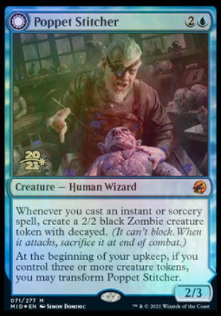 Poppet Stitcher // Poppet Factory [Innistrad: Midnight Hunt Prerelease Promos] 