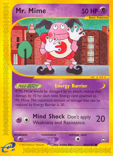 Mr. Mime (95a/147) [Aquapolis] 