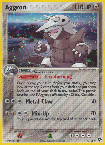 Aggron (1/108) [EX: Power Keepers] 