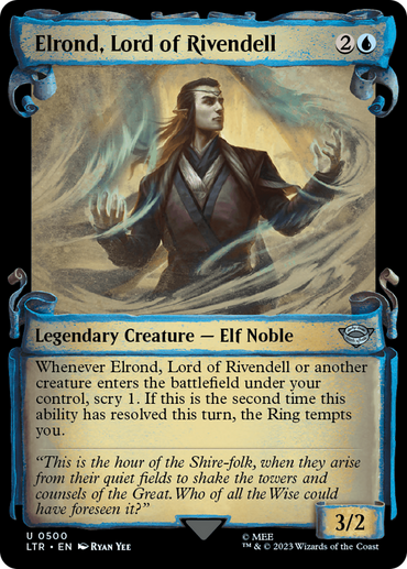 Elrond, Lord of Rivendell [The Lord of the Rings: Tales of Middle-Earth Showcase Scrolls] 