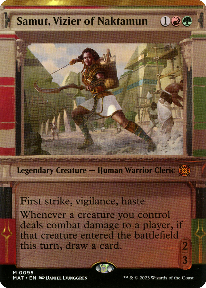 Samut, Vizier of Naktamun (Showcase) [March of the Machine: The Aftermath] 