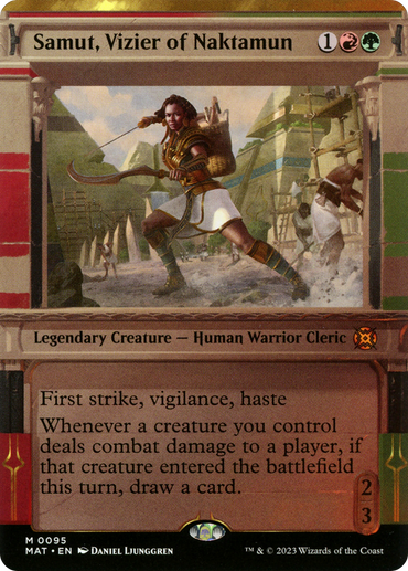 Samut, Vizier of Naktamun (Showcase) [March of the Machine: The Aftermath] 