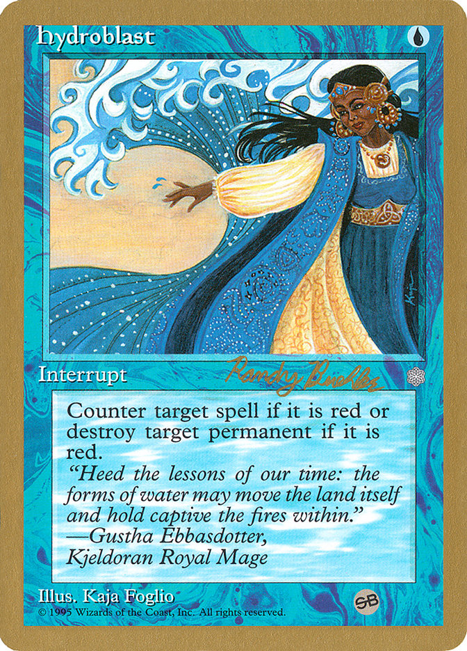 Hydroblast (Randy Buehler) (SB) [World Championship Decks 1998] 