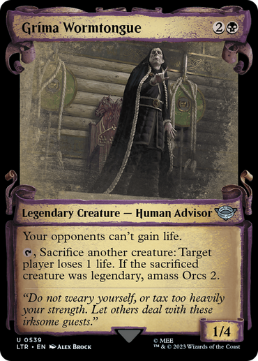 Grima Wormtongue [The Lord of the Rings: Tales of Middle-Earth Showcase Scrolls] 
