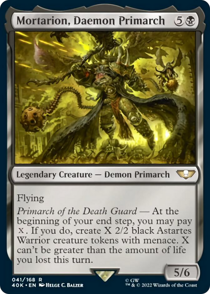 Mortarion, Daemon Primarch [Warhammer 40,000] 