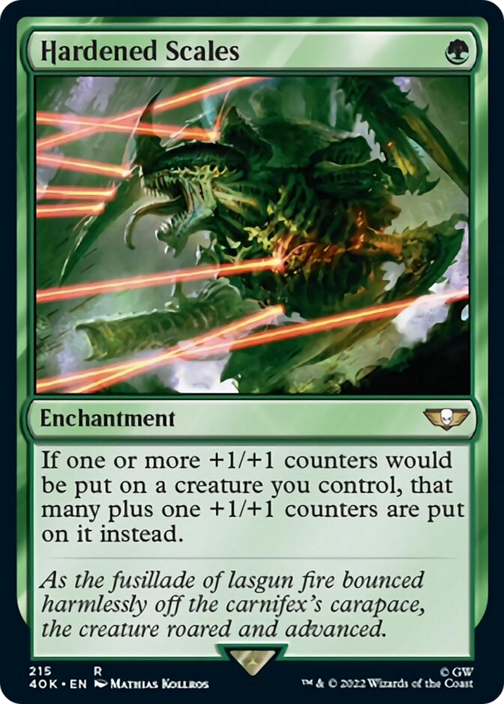 Hardened Scales (Surge Foil) [Warhammer 40,000] 