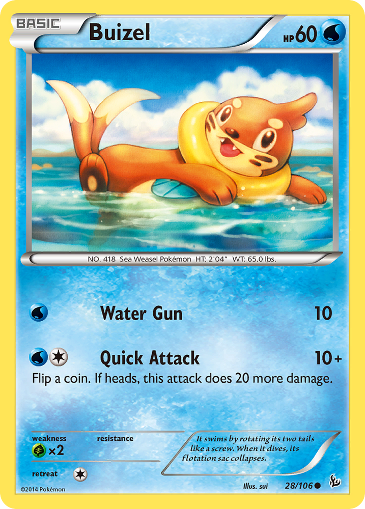 Buizel (28/106) [XY: Flashfire] 