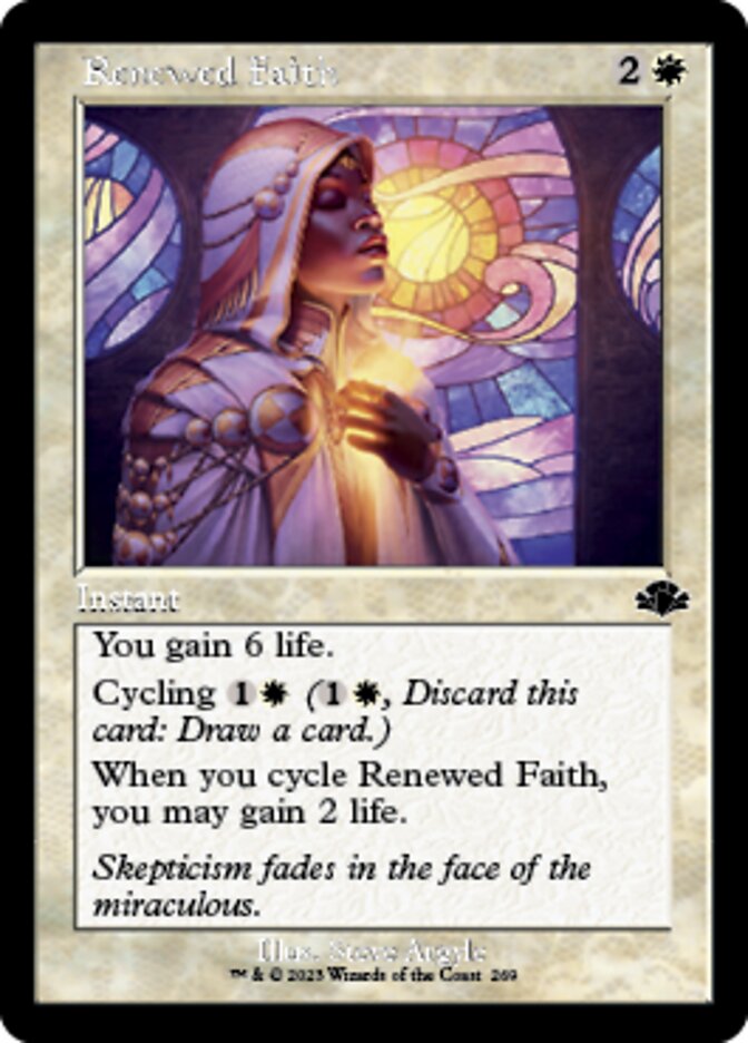 Renewed Faith (Retro) [Dominaria Remastered] 