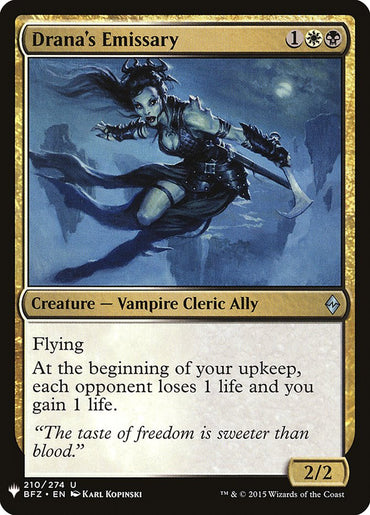 Drana's Emissary [Mystery Booster] 