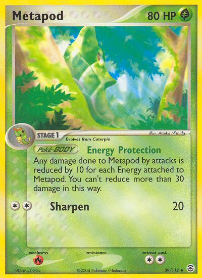 Metapod (39/112) [EX: FireRed &amp; LeafGreen] 
