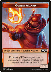 Demon // Goblin Wizard Double-Sided Token [Core Set 2021 Tokens] 