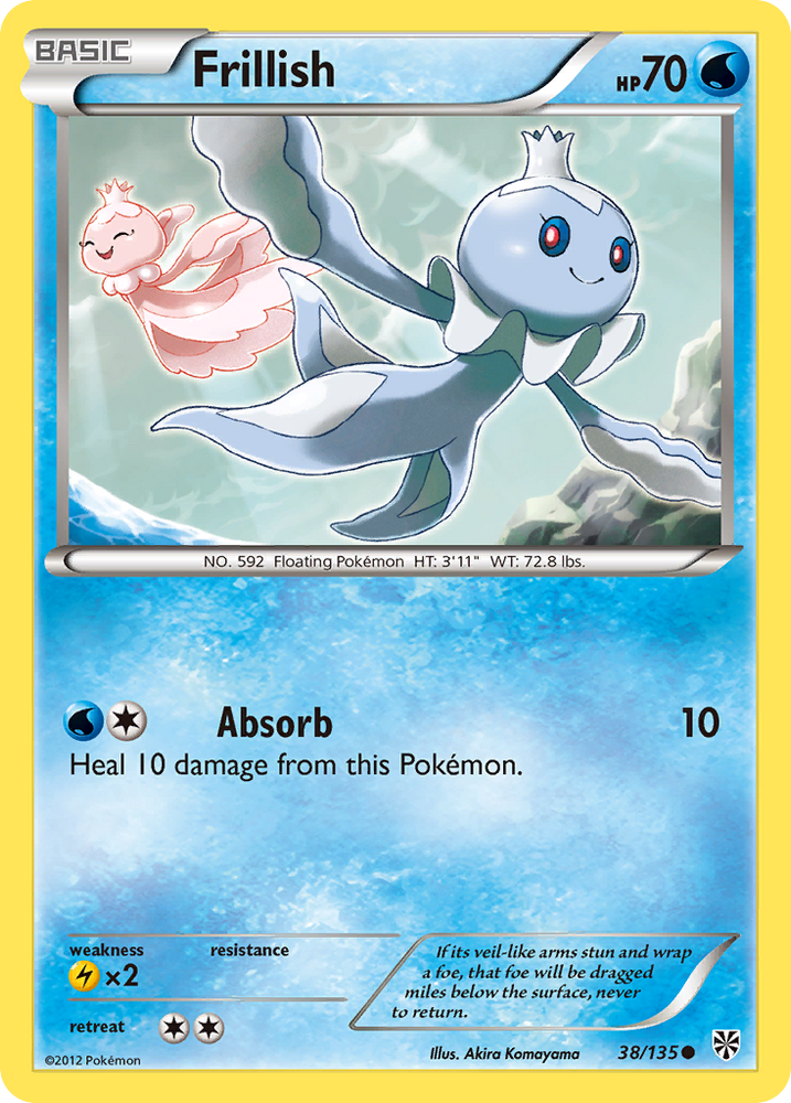 Frillish (38/135) [Black &amp; White: Plasma Storm] 