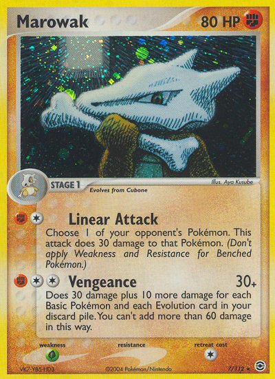 Marowak (7/112) [EX: FireRed &amp; LeafGreen] 