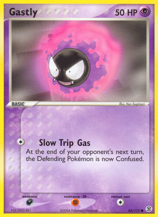 Gastly (63/112) [EX: FireRed &amp; LeafGreen] 