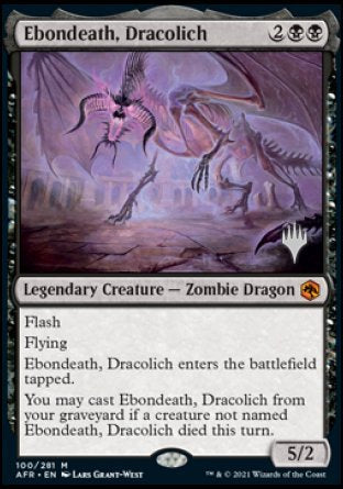 Ebondeath, Dracolich (Promo Pack) [Dungeons &amp; Dragons: Adventures in the Forgotten Realms Promos] 