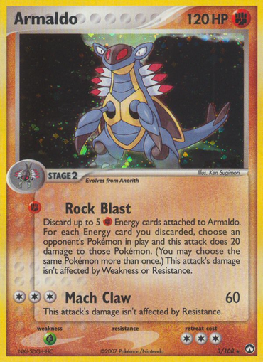 Armaldo (3/108) [EX: Power Keepers] 