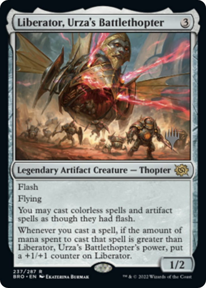 Liberator, Urza's Battlethopter (Promo Pack) [The Brothers' War Promos] 