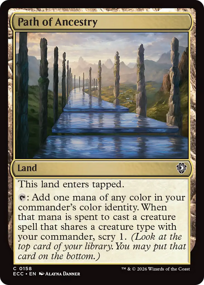 Path of Ancestry [Lorwyn Eclipsed Commander]