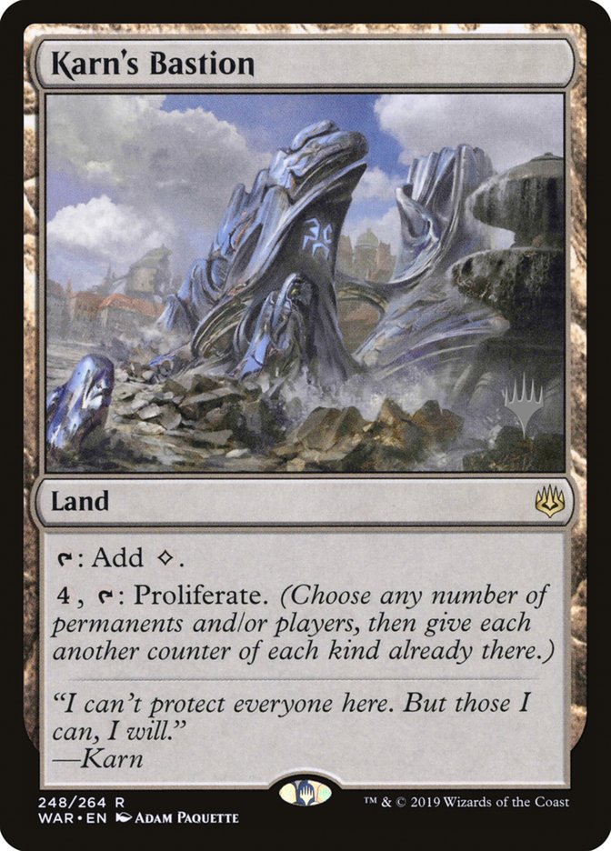 Karn's Bastion (Promo Pack) [War of the Spark Promos] 