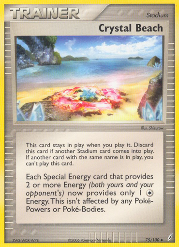 Crystal Beach (75/100) [EX: Crystal Guardians] 