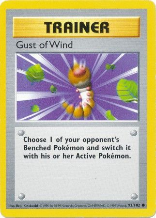 Gust of Wind (93/102) [Base Set Shadowless Unlimited] 