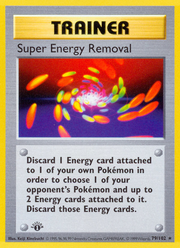 Super Energy Removal (79/102) (Shadowless) [Base Set 1st Edition] 