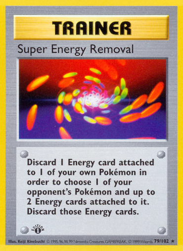 Super Energy Removal (79/102) (Shadowless) [Base Set 1st Edition] 