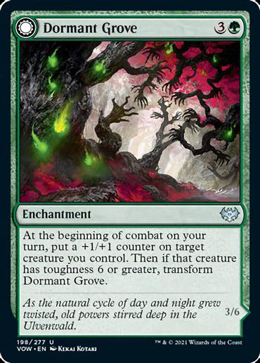 Dormant Grove // ​​Gnarled Grovestrider [Innistrad: Crimson Vow] 