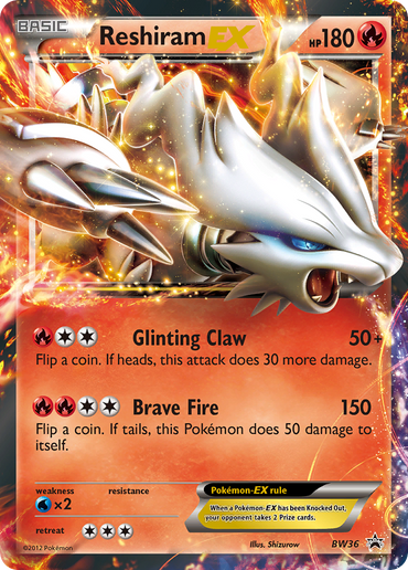 Reshiram EX (BW36) [Black &amp; White: Black Star Promos] 