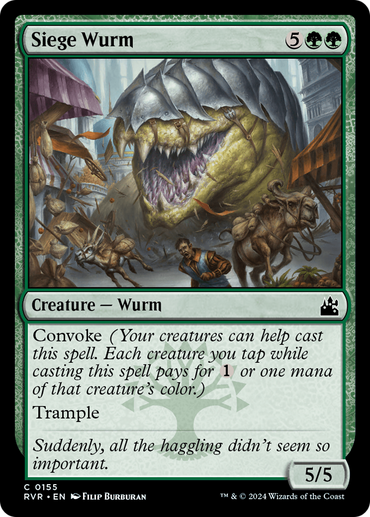 Siege Wurm [Ravnica Remastered] 