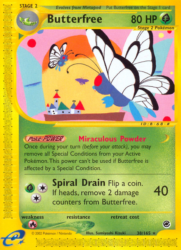 Butterfree (38/165) [Expedition: Base Set] 