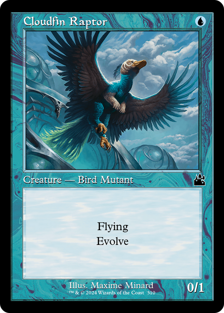 Cloudfin Raptor (Retro Frame) [Ravnica Remastered] 