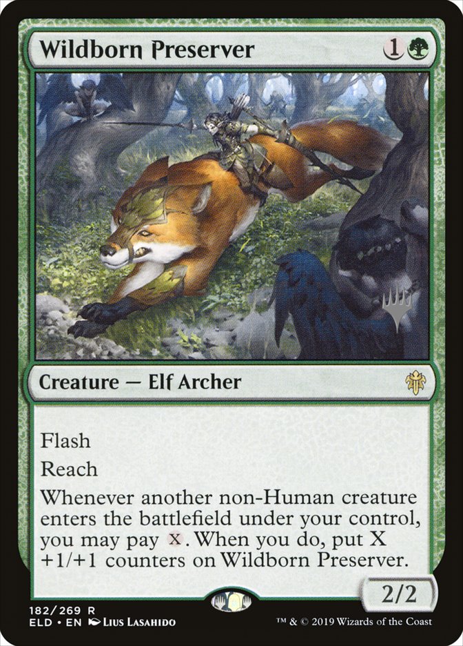 Wildborn Preserver (Promo Pack) [Throne of Eldraine Promos] 