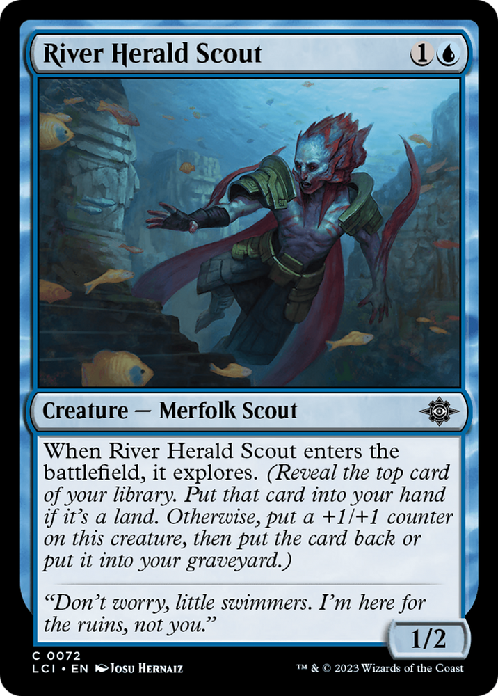 River Herald Scout [The Lost Caverns of Ixalan] 