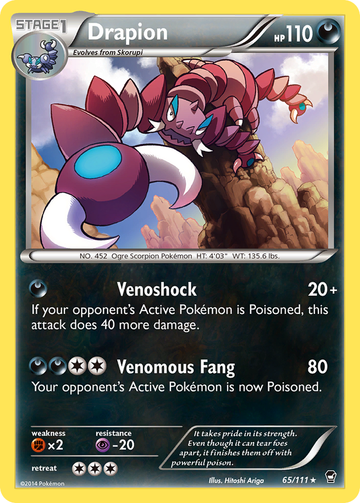 Drapion (65/111) [XY: Furious Fists] 