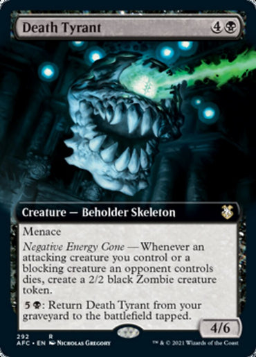 Death Tyrant (Extended Art) [Dungeons &amp; Dragons: Adventures in the Forgotten Realms Commander] 