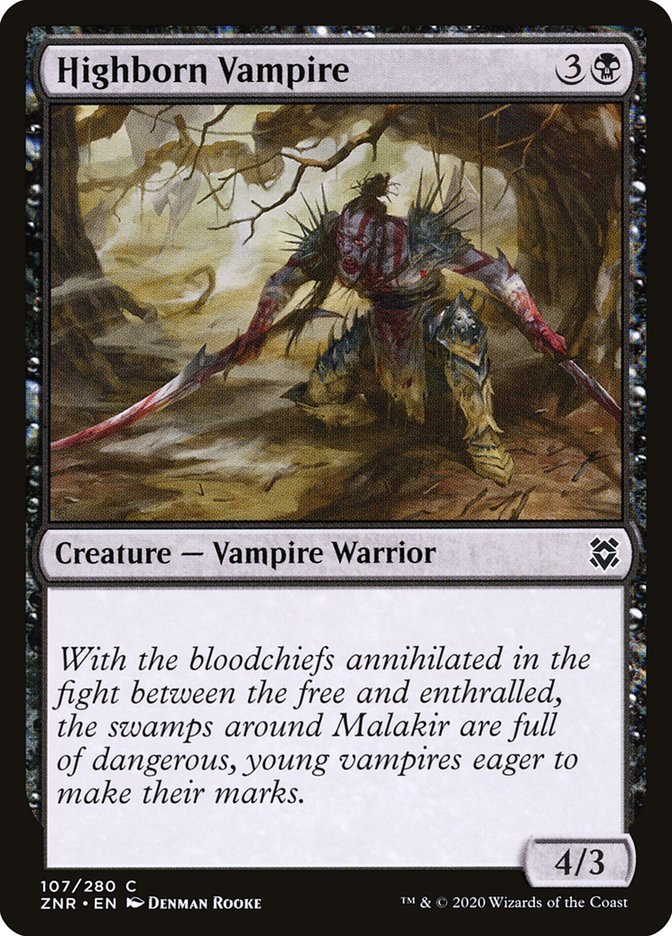 Highborn Vampire [Zendikar Rising] 