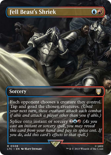 Fell Beast's Shriek (Borderless) [The Lord of the Rings: Tales of Middle-Earth Commander] 