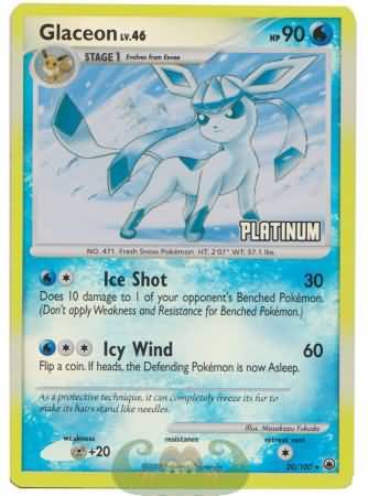 Glaceon (20/100) [Burger King Promos: 2009 Collection] 
